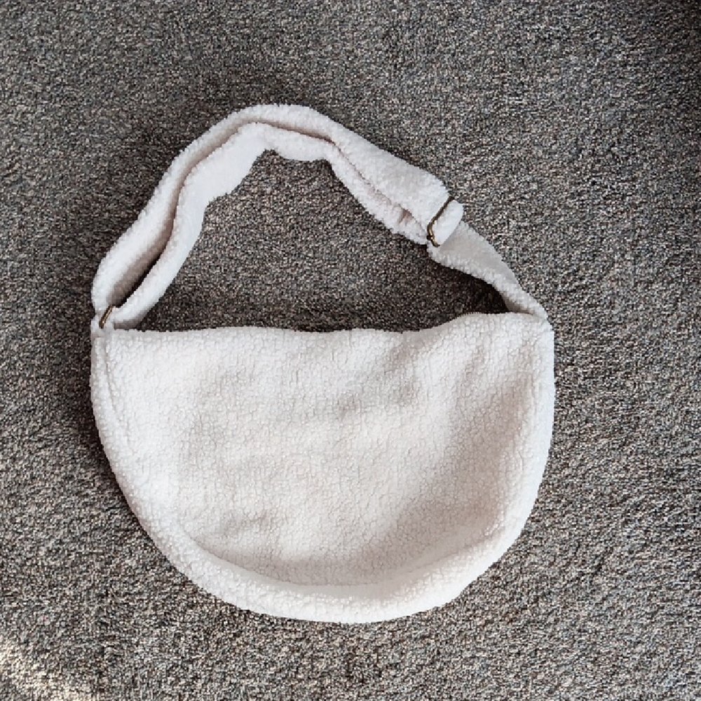 American Eagle Outfitters Cream Hobo Bag